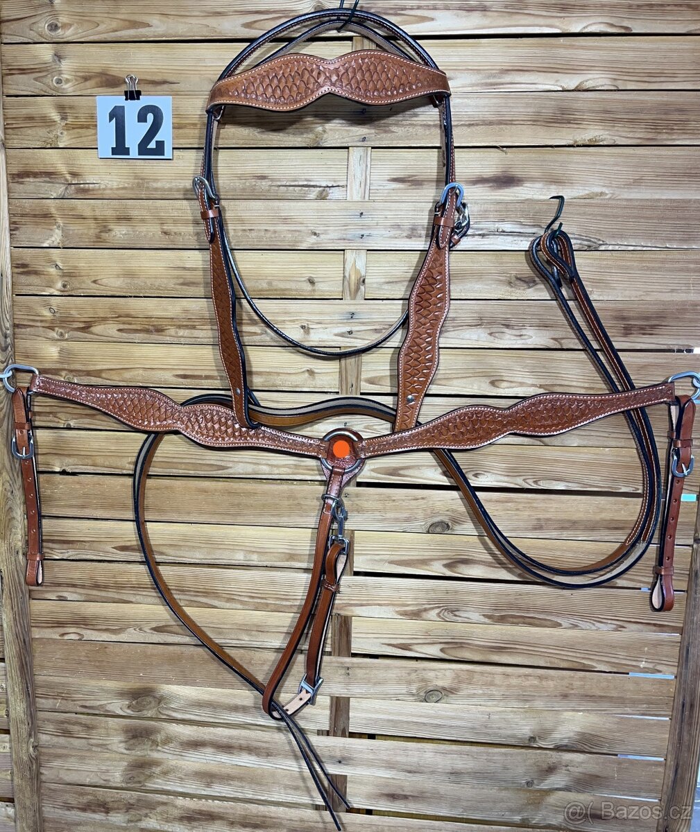 Westernový set 12) hnědý Basket