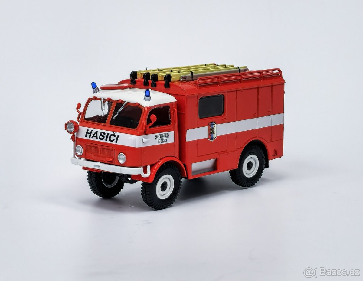 Tatra 805 hasiči DVS Vratíkov 1/43