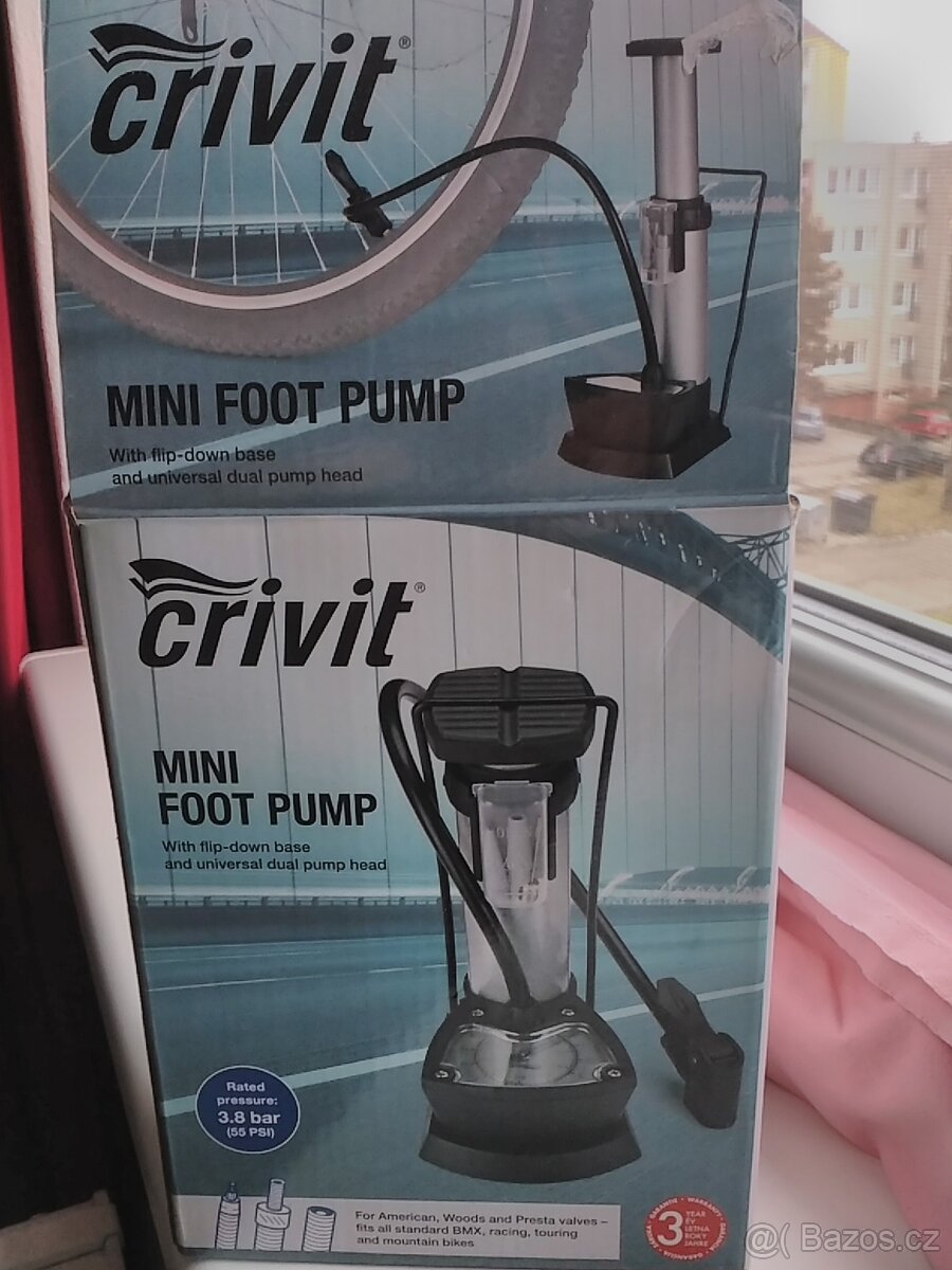 Pumpa Crivit nášlapná nová