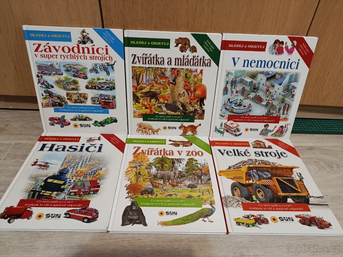 6x kniha Hledej a objevuj