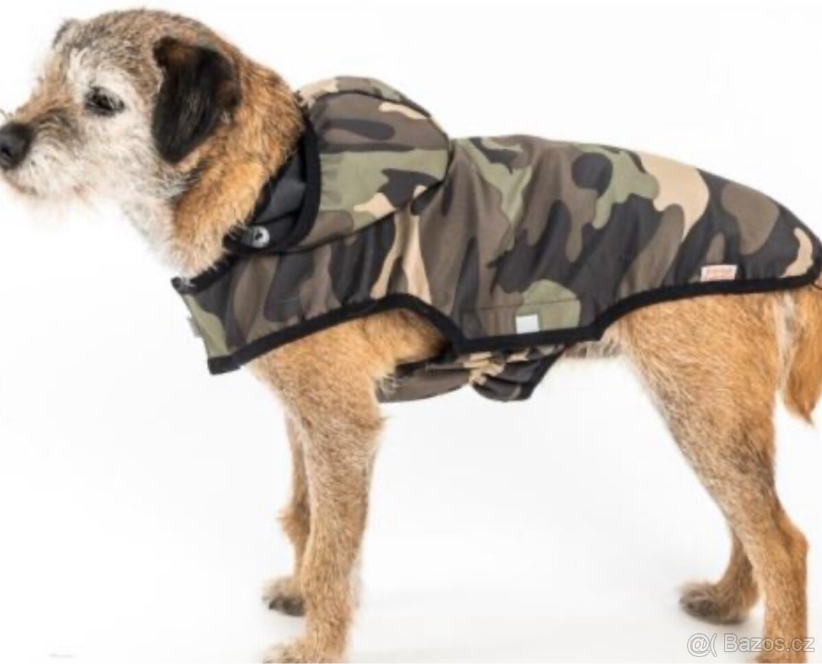 Obleček - Vesta pro psa softshell "Bandy" maskáč hnědý 65c