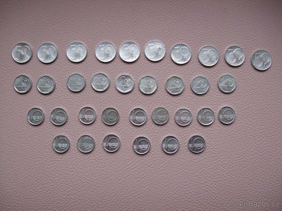 ČESKÉ HALÉŘE 1993 - 2007