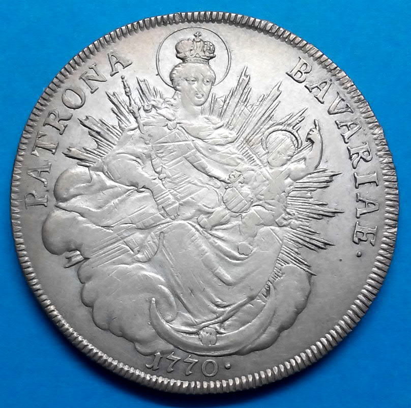 Mince Bavorsko 1770 Maxmilián III. Josef