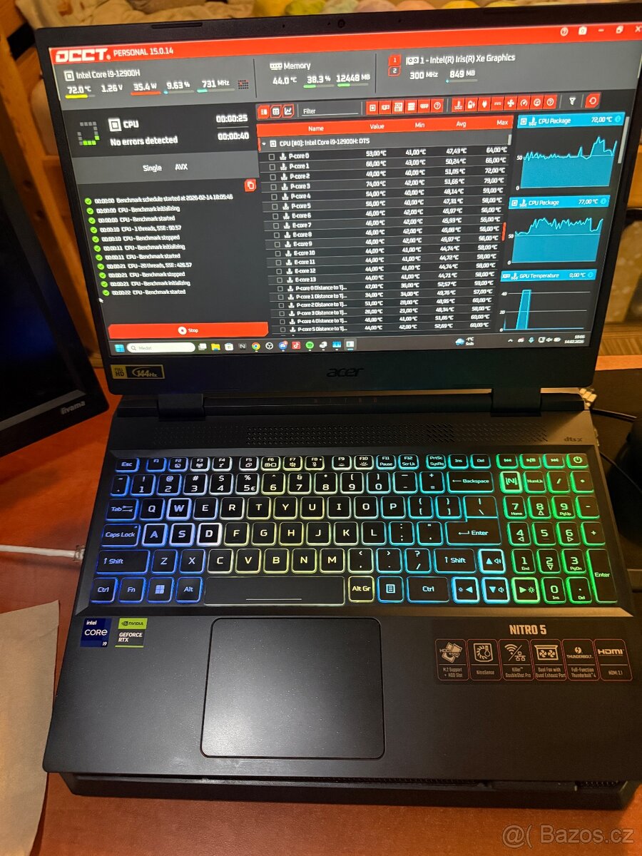 Acer Nitro 5 VÝMĚNA