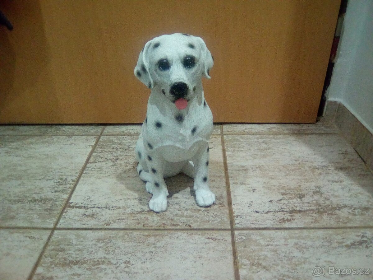 Soška pes dekorace socha dalmatin