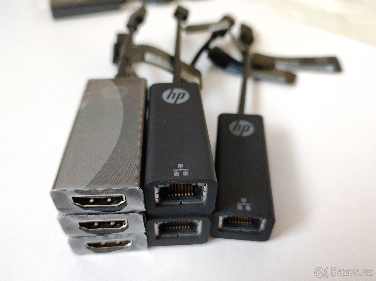 USB-C redukce na HDMI video a LAN RJ-45