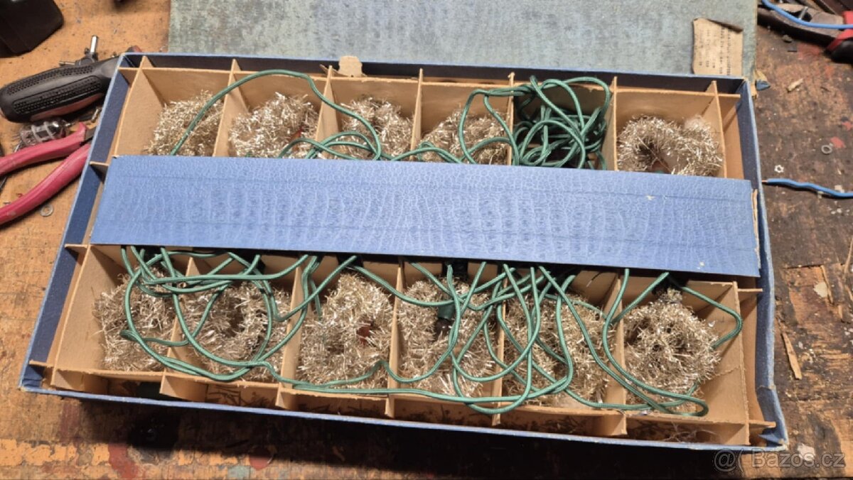 Retro vánoční světýlka