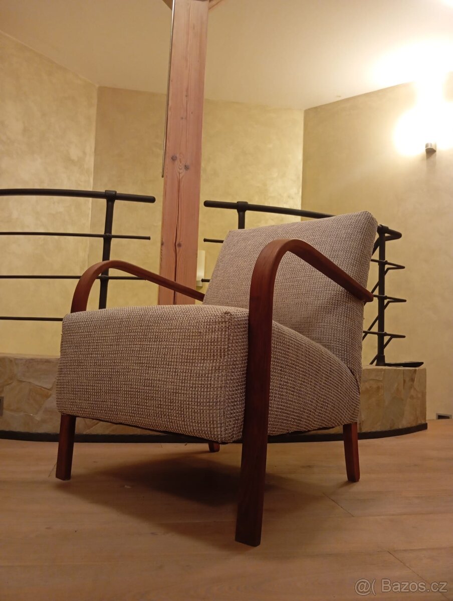 Starožitné křeslo Art Deco