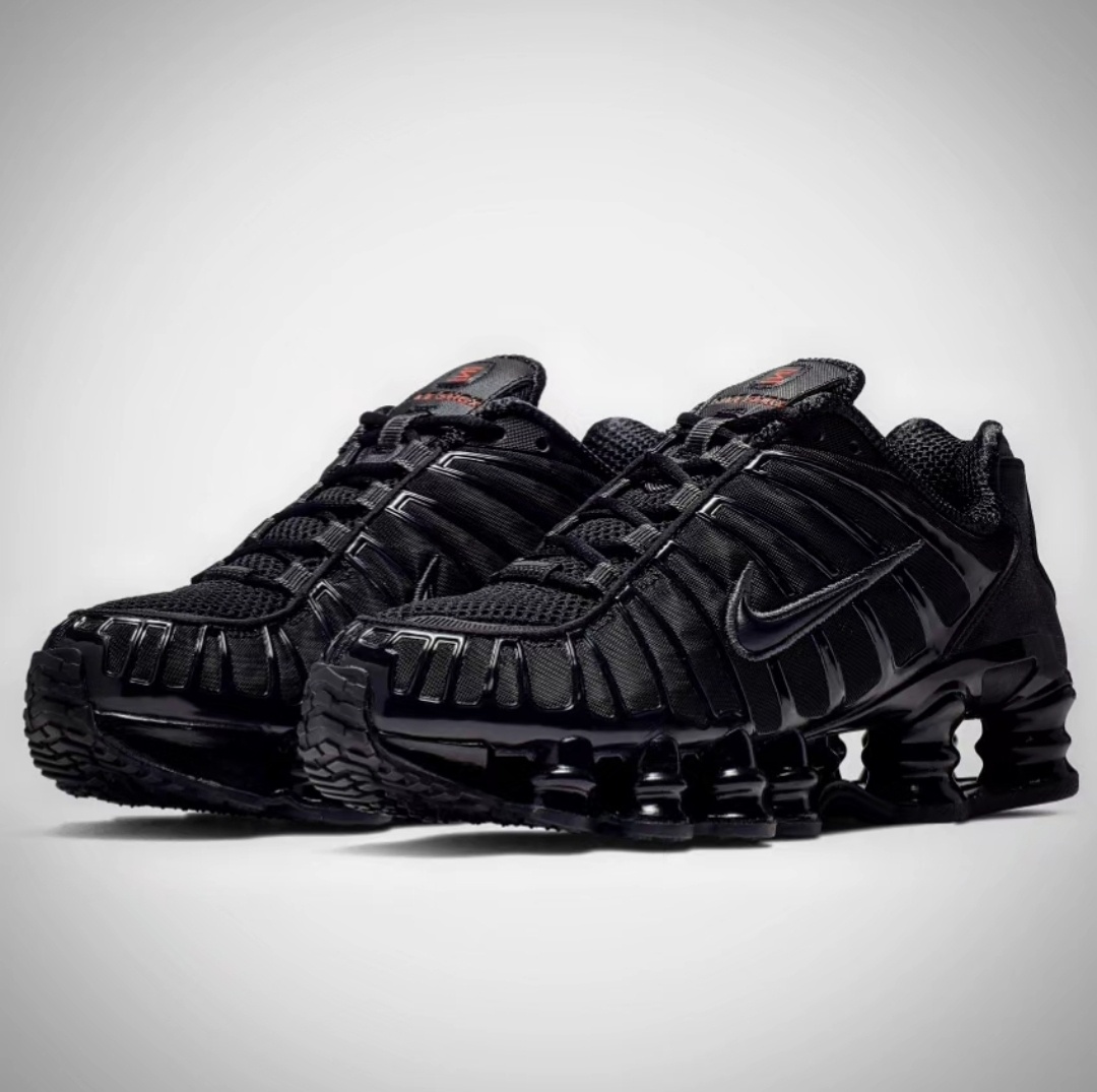 NIKE Air max Shox TL "Triple Black"