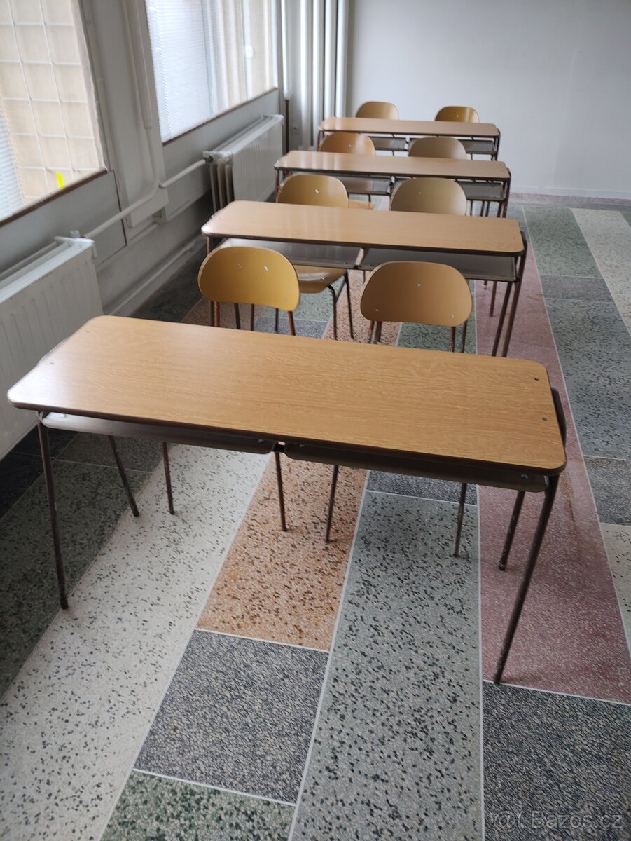 Školní lavice a školní židle