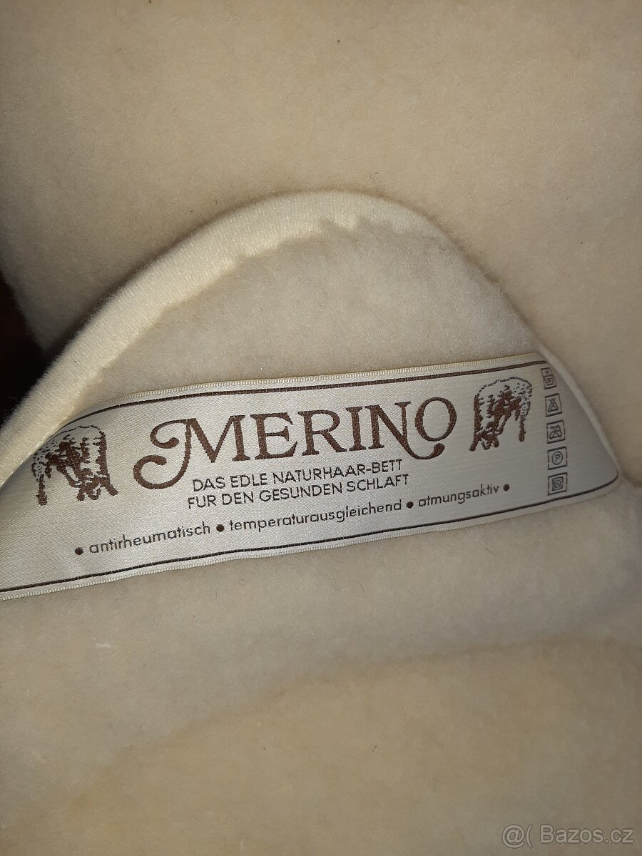 2x Sada lůžkovin MERINO (ovčí) vlna – Egyptský vzor