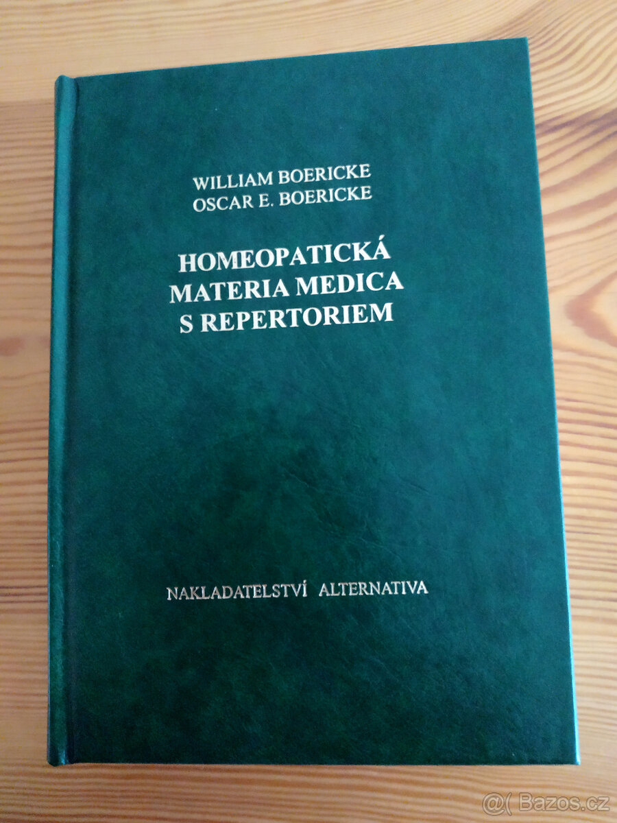 Boericke: Homeopatická materia medica s repertoriem