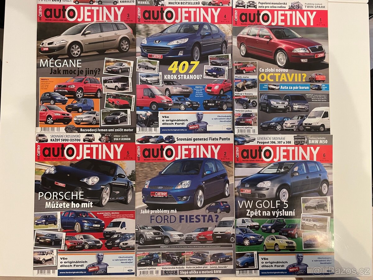 Prodám časopisy Auto ojetiny - různá čísla