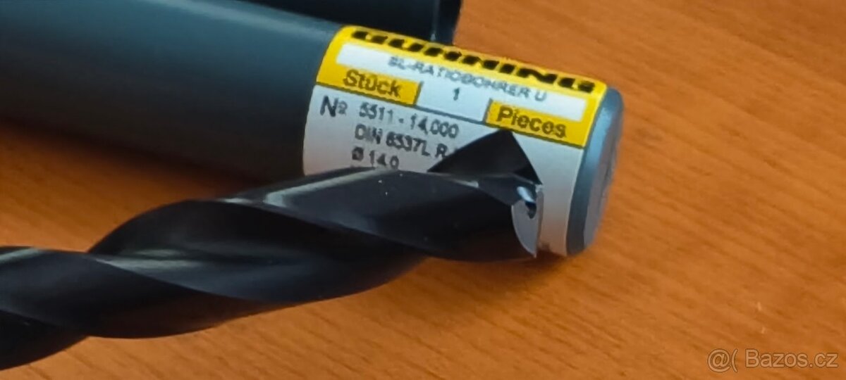 Tk vrták 5xD 14mm, HA, 5511, Guehring, Nový