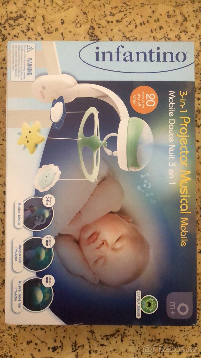 Projector musical mobile 3in1