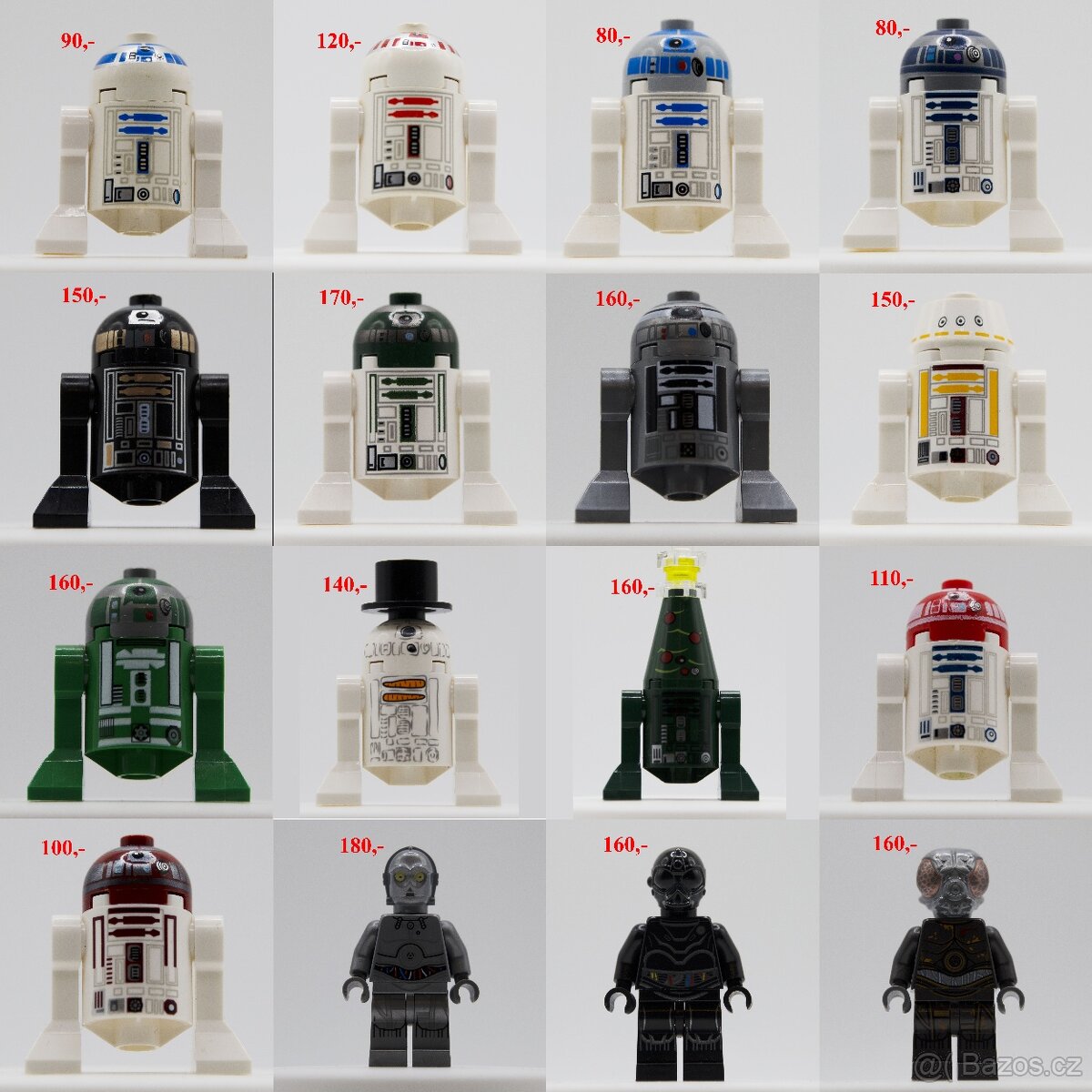 LEGO Star Wars minifigurky - Astromechy