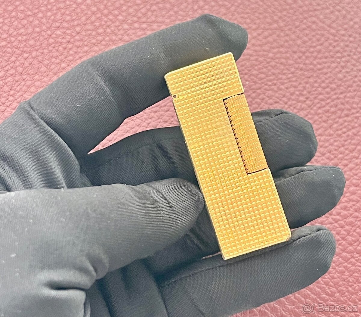 🔥 Dunhill Rollagas Zapalovač 60' léta, vzor Hobnail