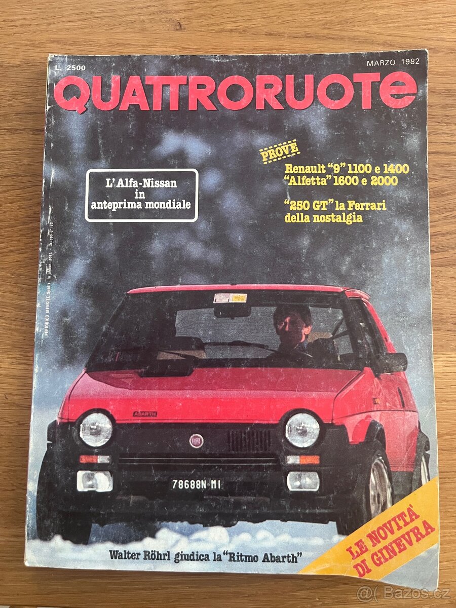 Časopisy Quattroruote 60.-70. léta