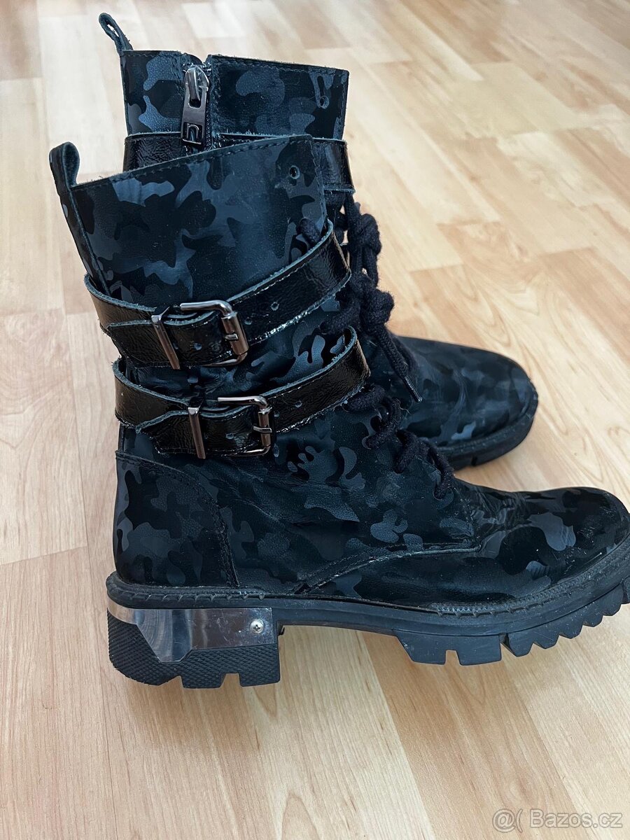 Stylové kozačky - boty vel.EUR 36