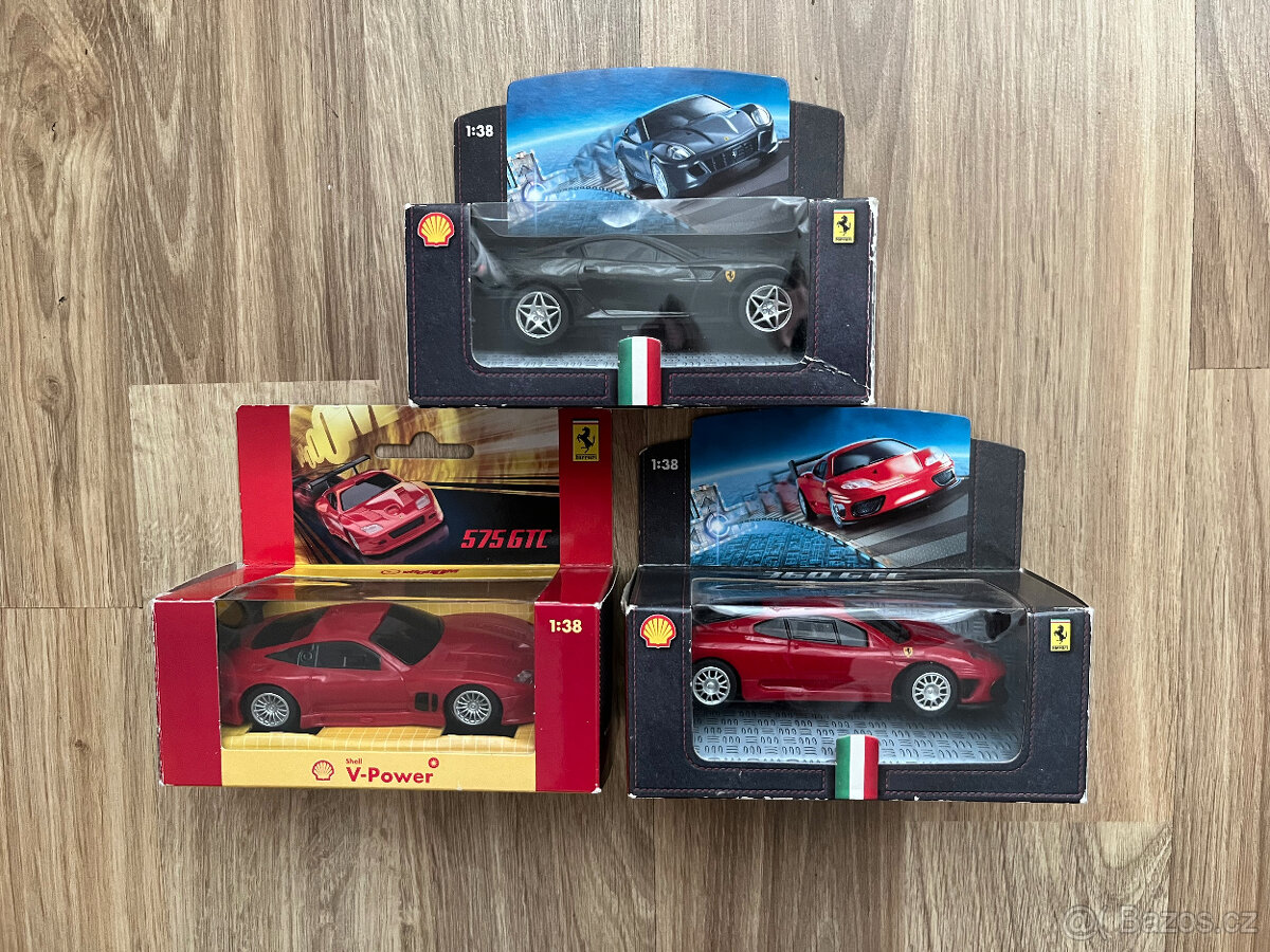 Autíčka Ferrari Shell
