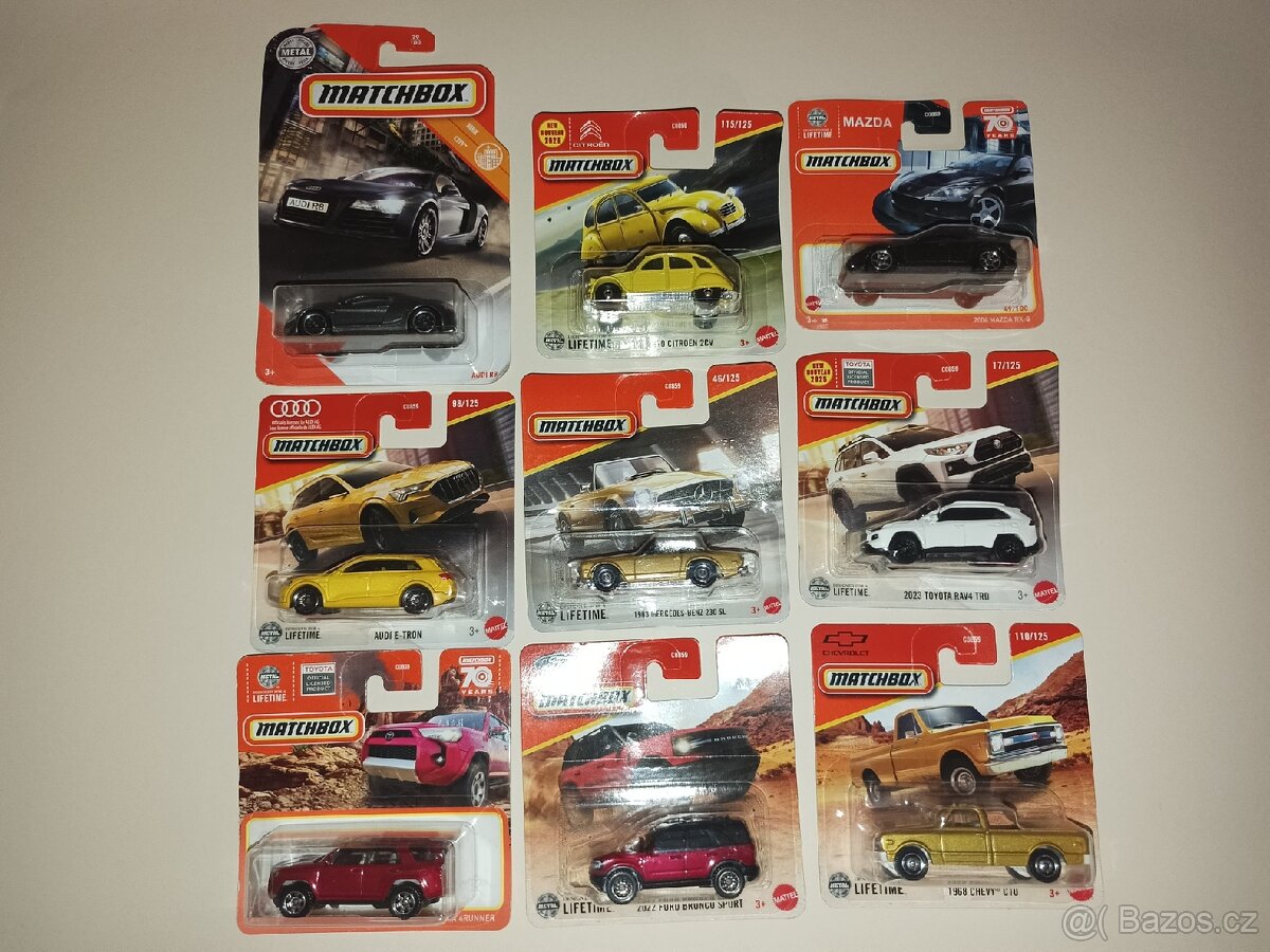 Matchbox kovové autíčko různé druhy 4