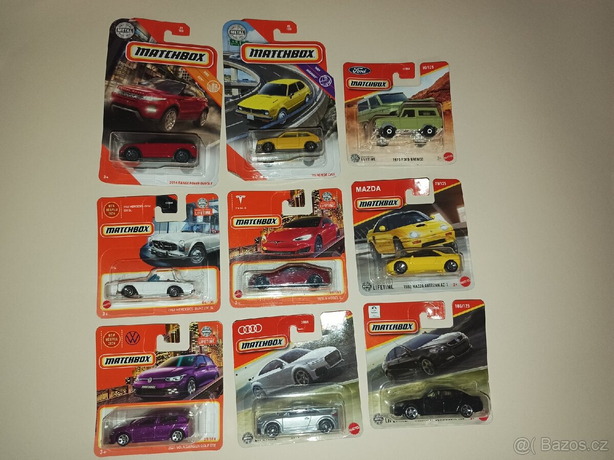 Matchbox kovové autíčko různé druhy 5