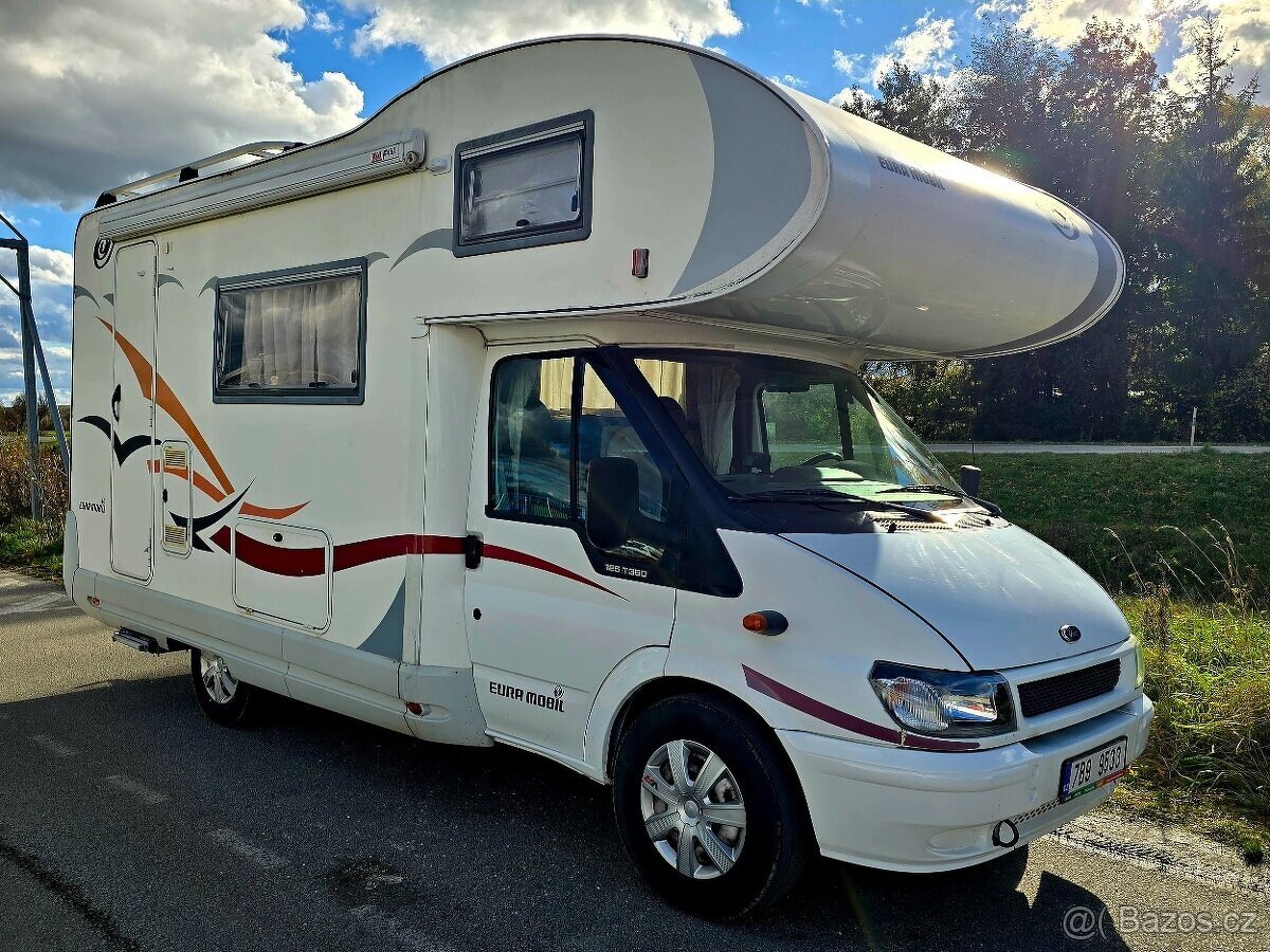 Ford Transit Eura mobil 5míst, solar, klimatizace