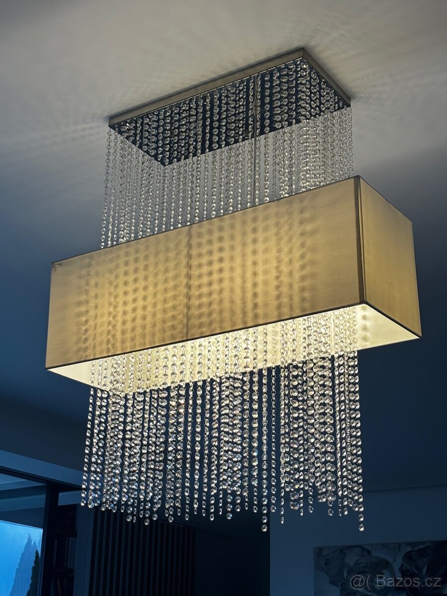 Stropni svetlo, lustr kristal 2ks