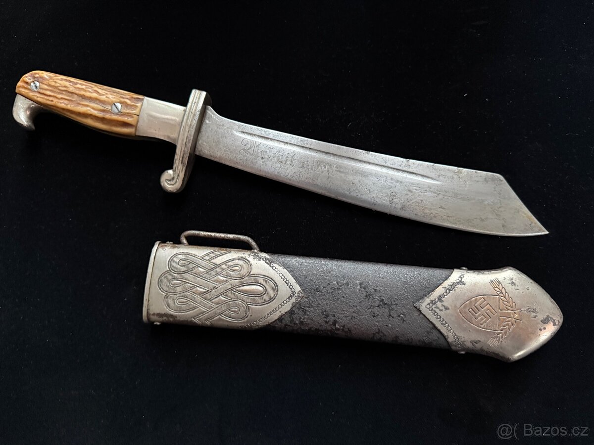 RAD Tesák Hauer – Reichsarbeitsdienst – ORIGINÁL - KREBS