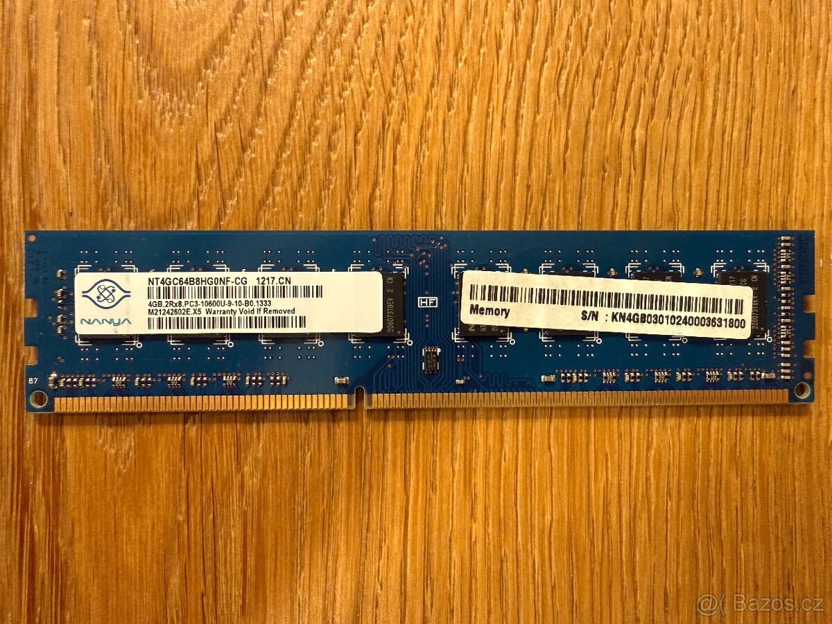 DDR3 4GB 1333MHz Nanya PC3-10600