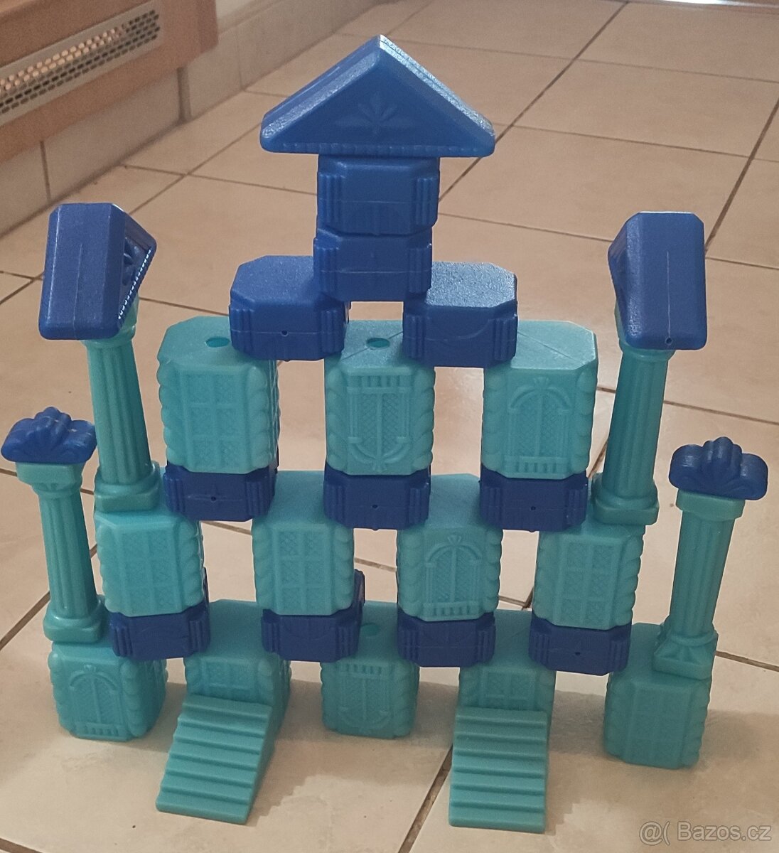 Plastové retro kostky