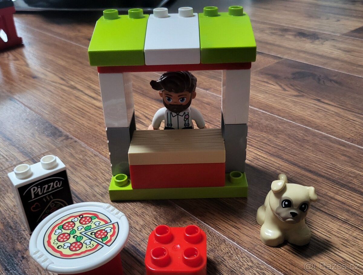 DUPLO LEGO Stánek s pizzou 10927, použité, dobrý stav