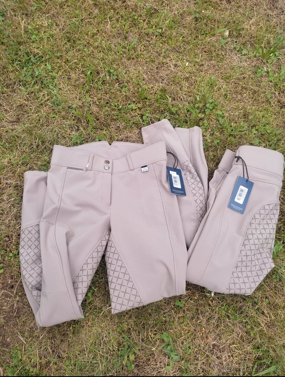 Světle béžové rajtky ELT grip sed