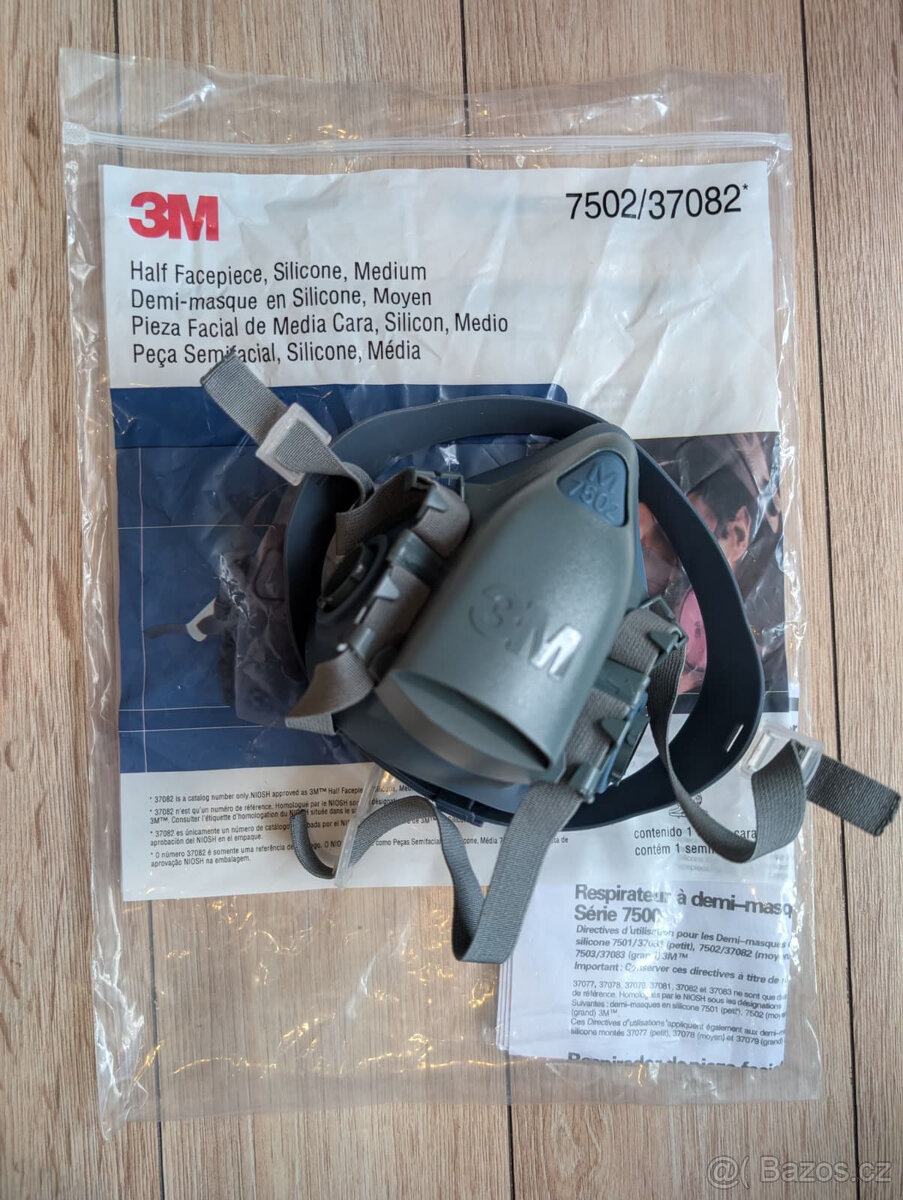 Opakovaně použitelná polomaska 3M série 7500 7502 7503