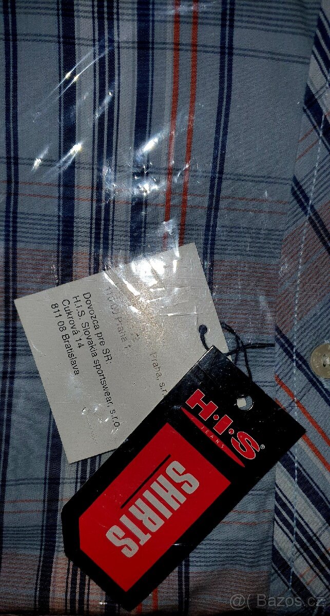 Košile HIS XXL originální nová zabalená s visačkami