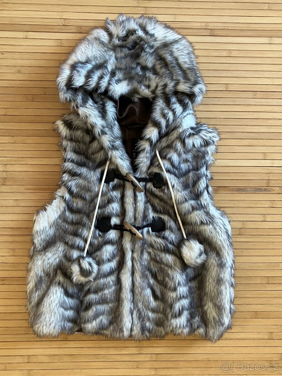 Dámská kožešinová vesta vel.36/S
