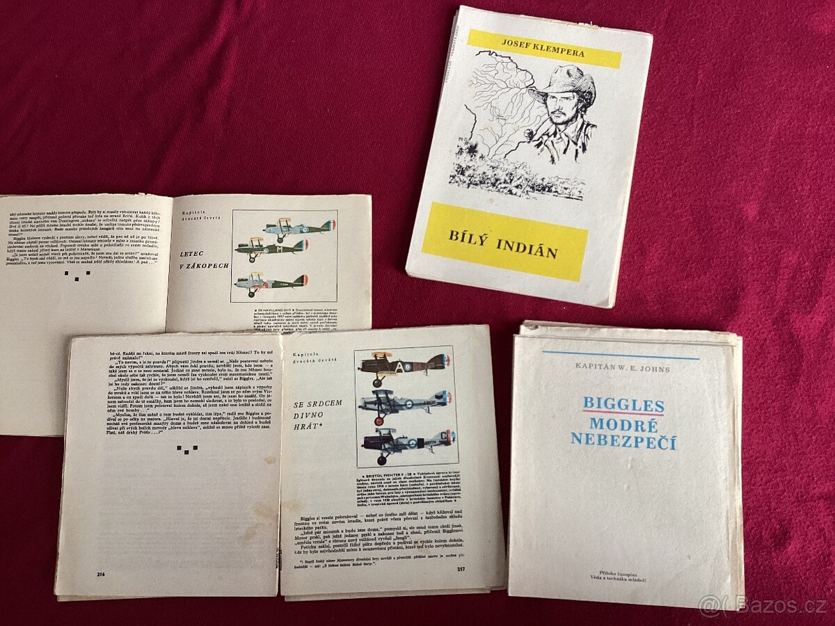 Bílý indián, Biggles a modré nebez., Bigles od velbloudích s