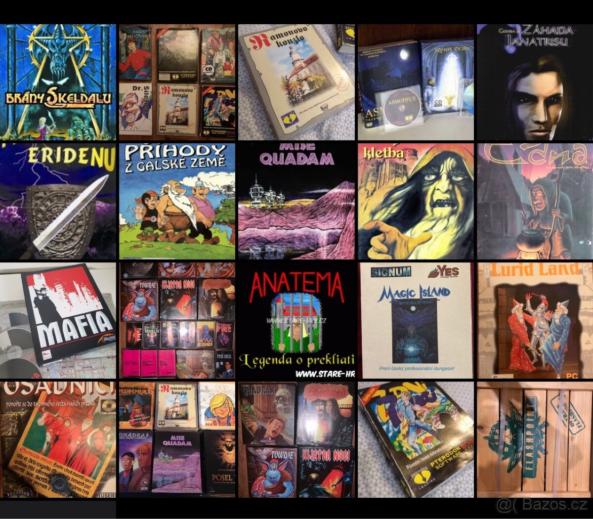 Koupím staré CZ a SK počítačové hry