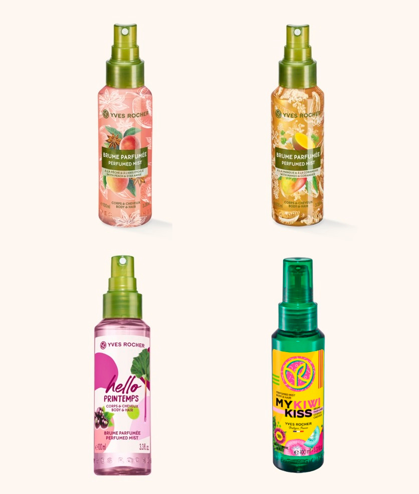 Parfémy ve spreji Yves Rocher- 4druhy