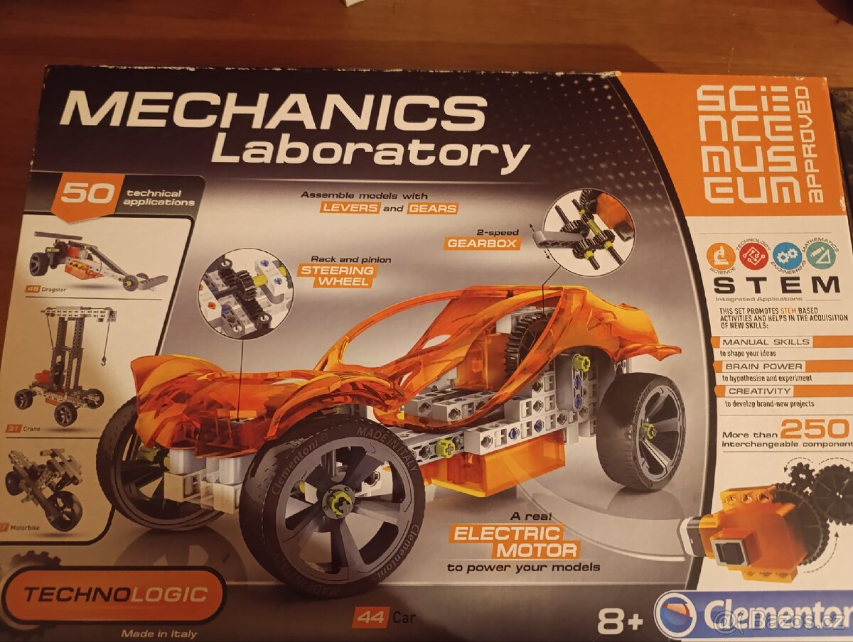 Stavebnice MECHANICS laboratoře s motůrkem