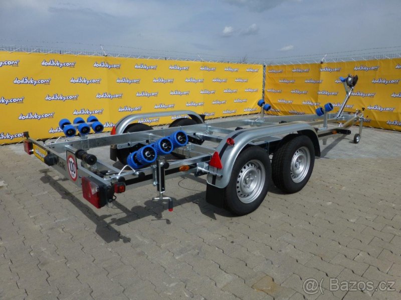 Vlek pro přepravu lodě WICK 2200 brzděný, nový, DPH