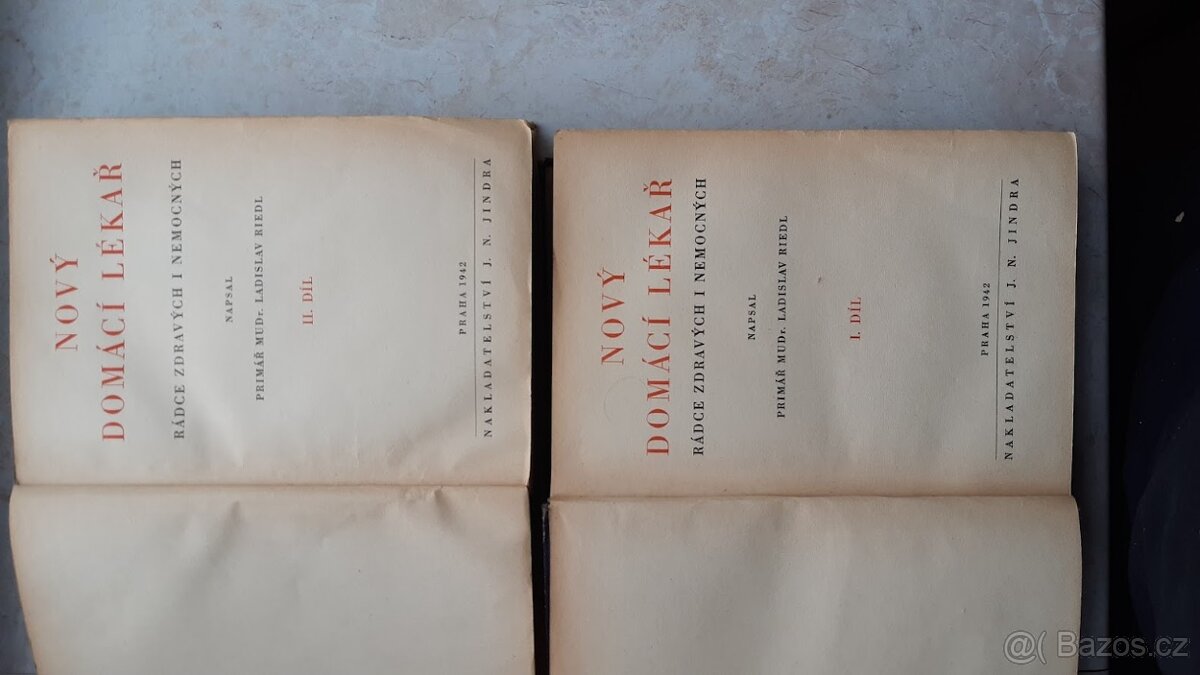 Novy domaci lekar I a II Praha 1942