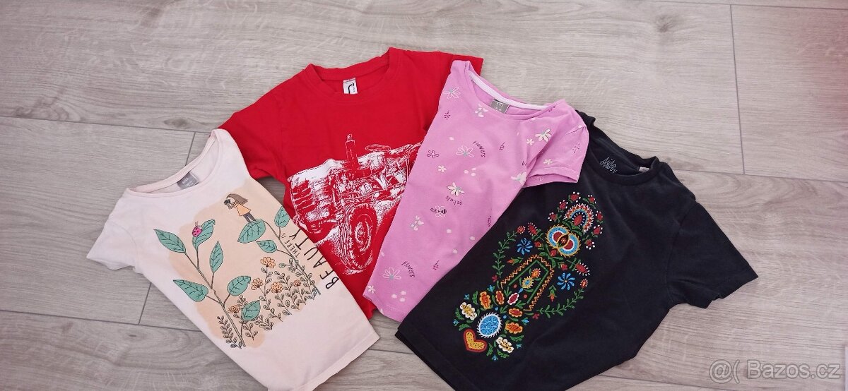 Dívčí trička s krátkým rukávem