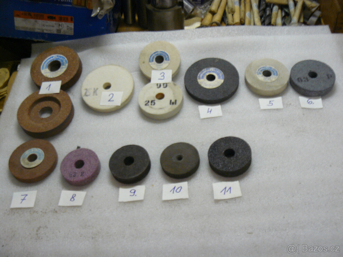 Brusné kotouče menších průměrů