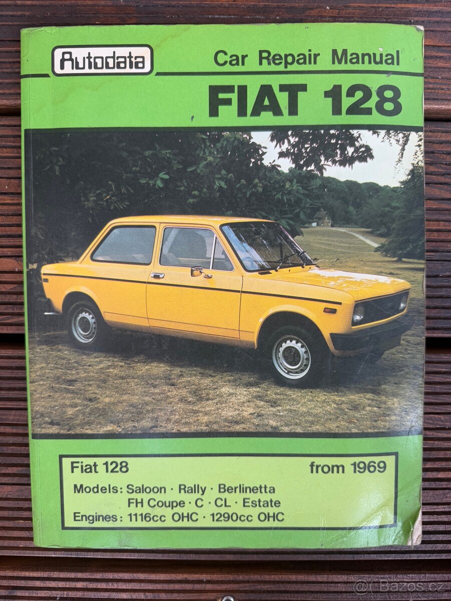 FIAT 128 / 128 COUPE originální montážní manualy servisní