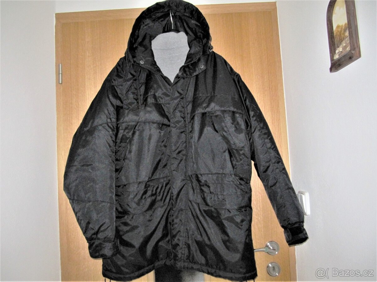 Bunda pán. vel XL-XXL-černá+mikina ZDARMA kód BALÍKOVNA