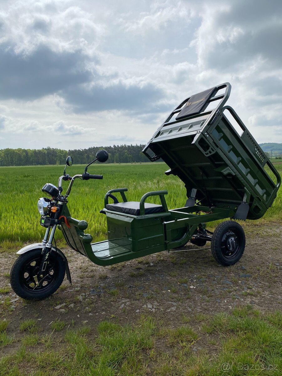 Elektro Tříkolka Leramotors Cargo G1 1000W COC Rikša