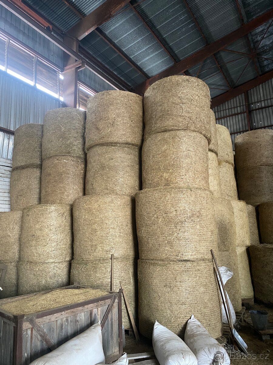 Seno - kulaté balíky 140 cm Zamluveno