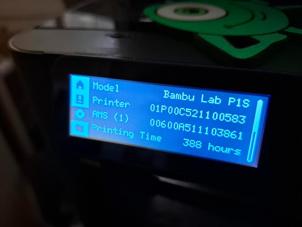 Bambulab P1S + hotend 0.2mm