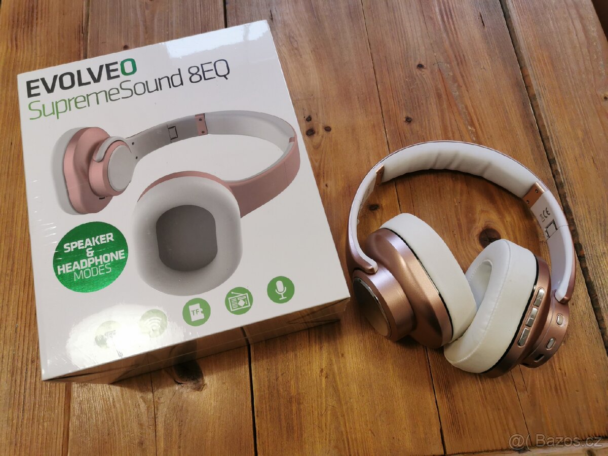 2x sluchátka Bluetooth sluchátka EVOLVEO SupremeSound 8EQ